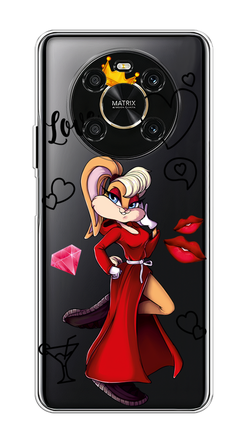 

Чехол на Honor X9 4G "Rich Lola Bunny", Красный;бежевый;оранжевый, 6108150-6