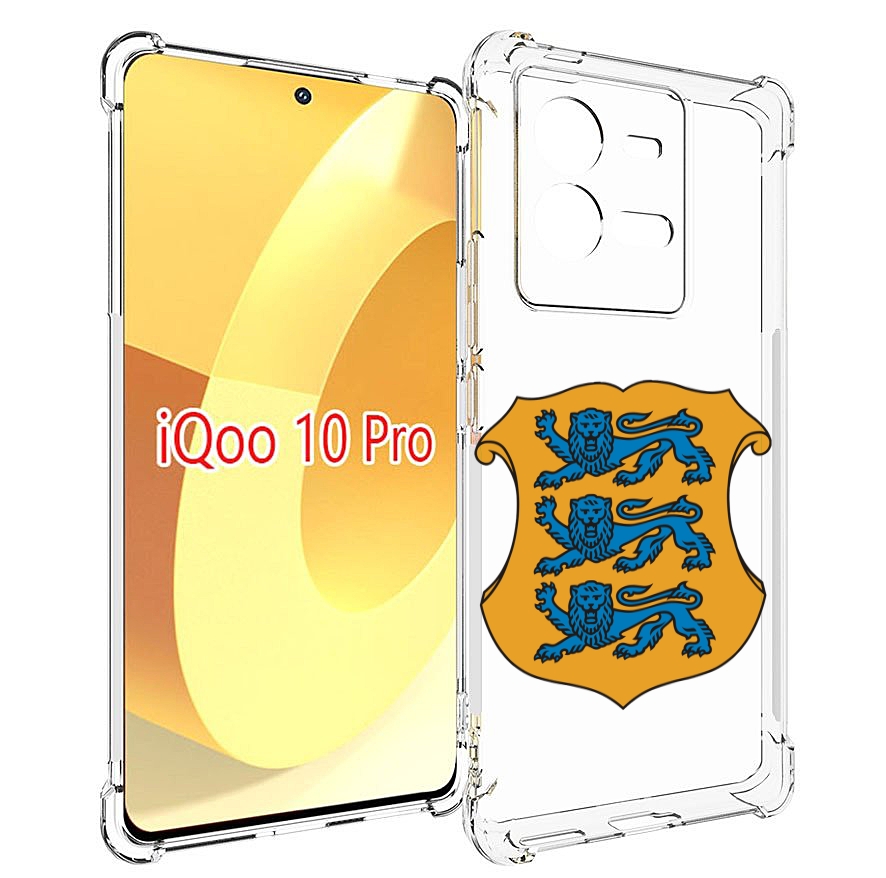 

Чехол MyPads герб-эстонии для Vivo iQOO 10 Pro, Прозрачный, Tocco
