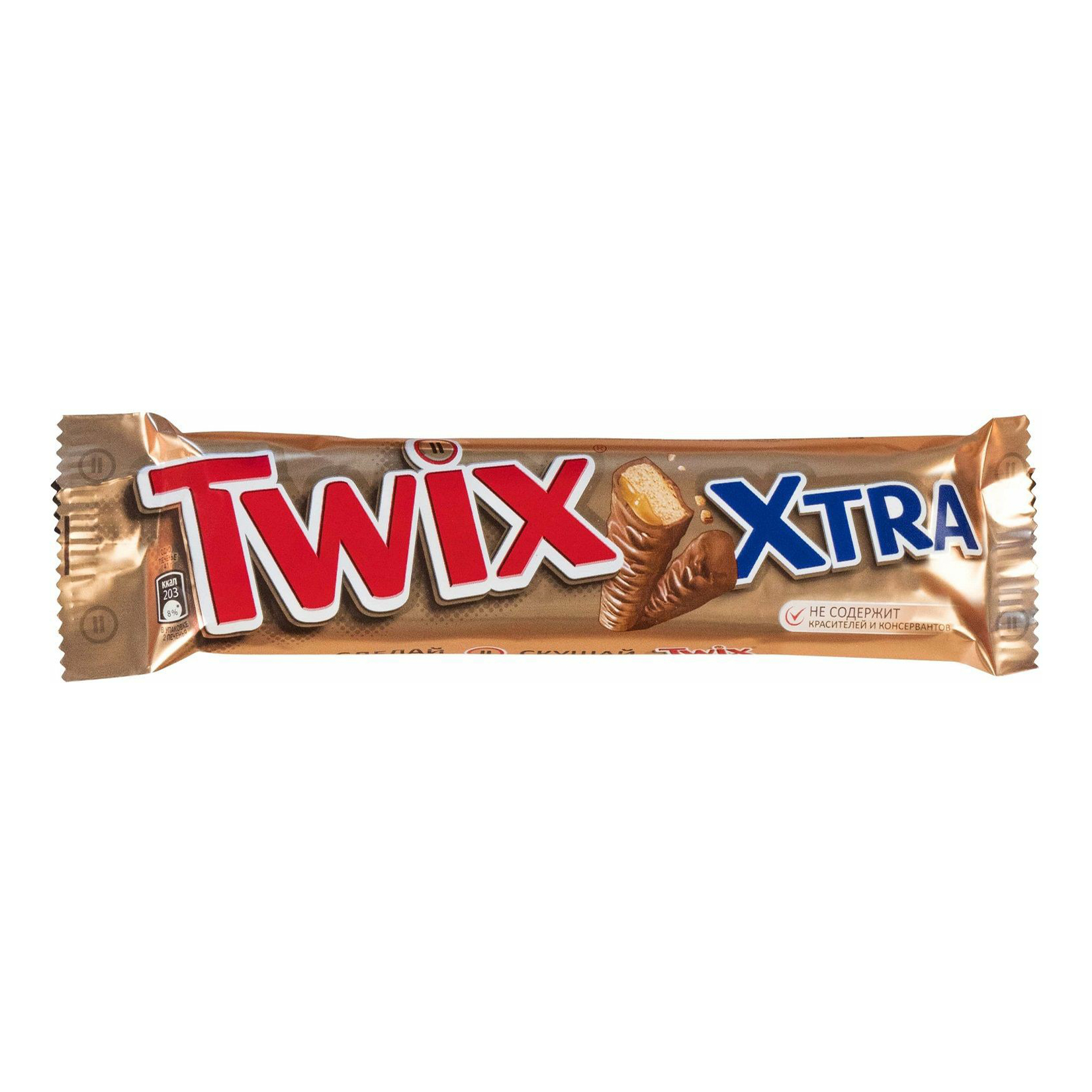 Шоколадный батончик Twix Xtra шоколадный 82 г