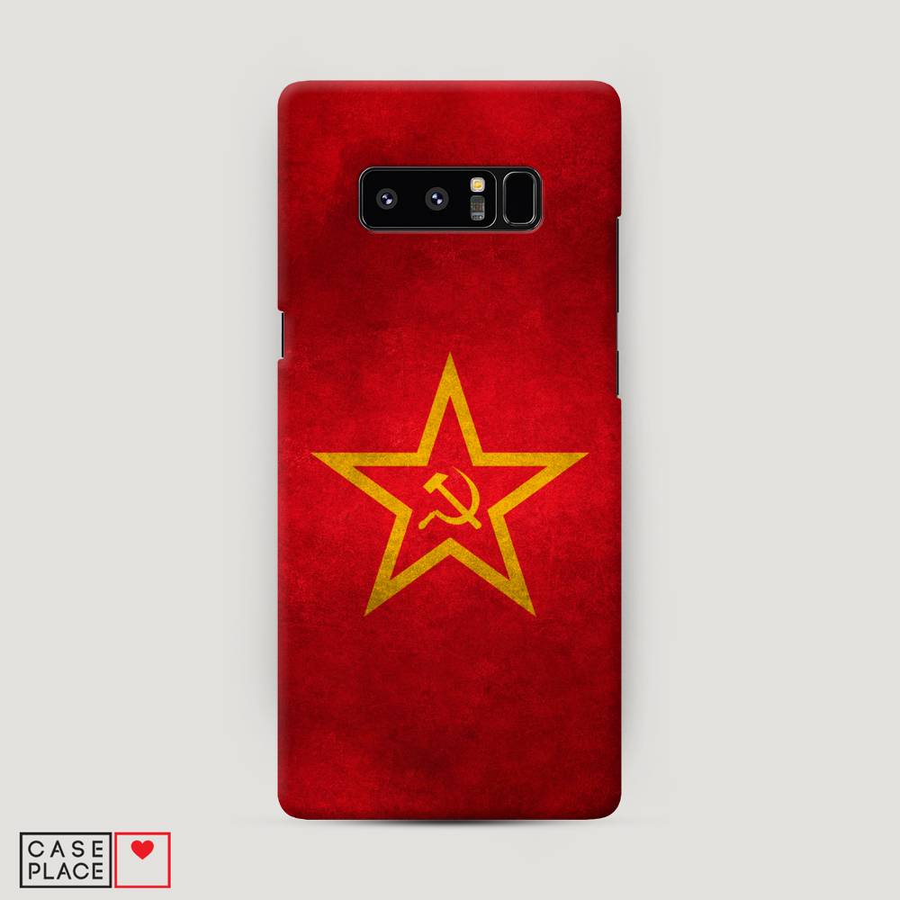 фото Чехол awog "красное знамя" для samsung galaxy note 8