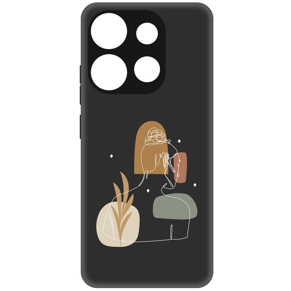 

Чехол-накладка Софт Таинственность для Tecno Pop 7