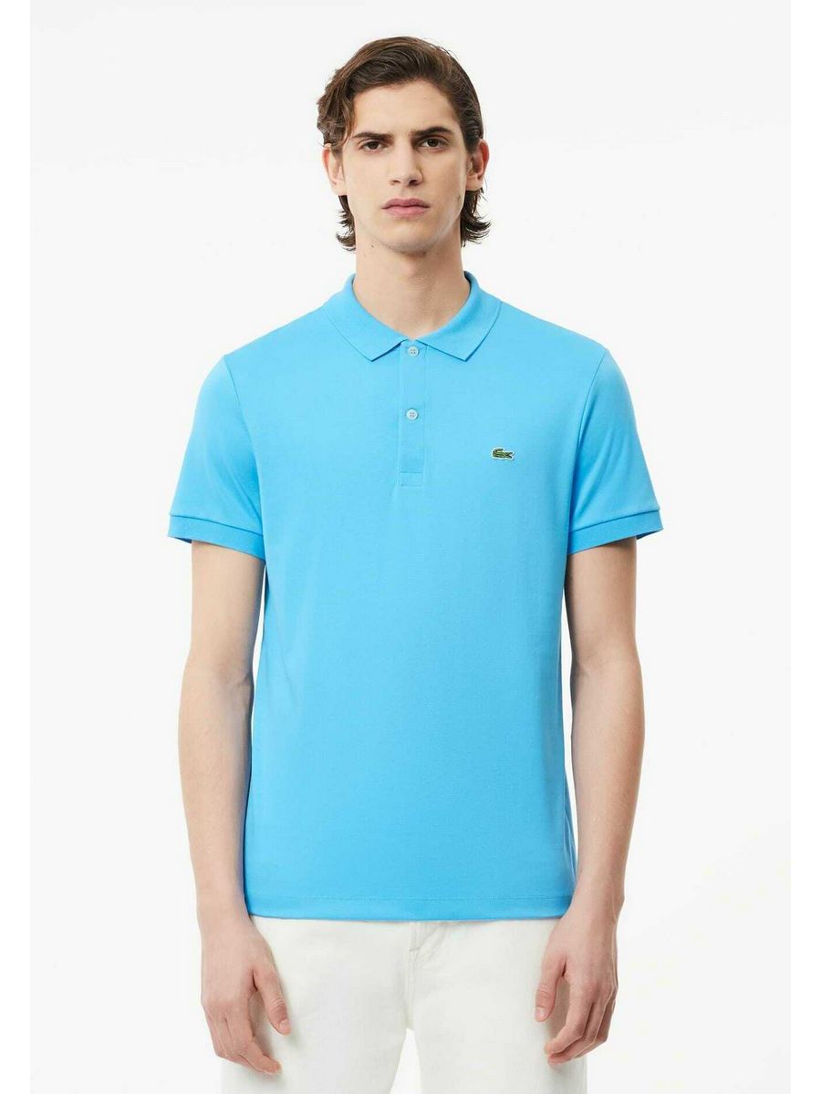 

Футболка унисекс Lacoste LA222P01A голубая XS, Голубой, LA222P01A