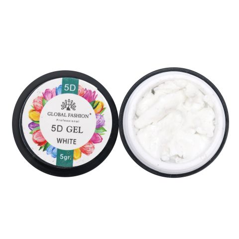 

Гель 5D GEL Global 5 ml white