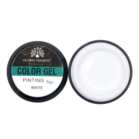 Гель краска Color gel Global 5 мл белый 1 шт.