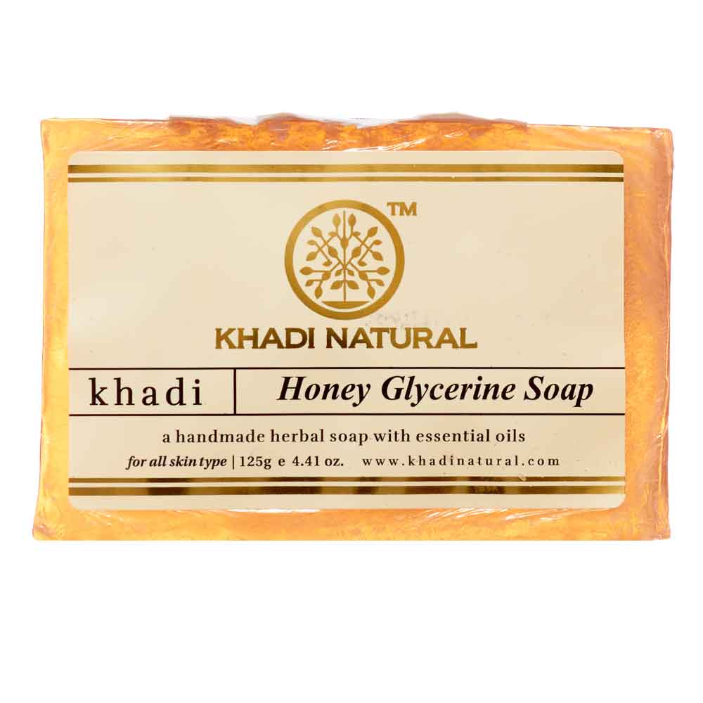 Купить Мыло с мёдом и глицерином (soap) Khadi Natural Кади Нэчерал 125г