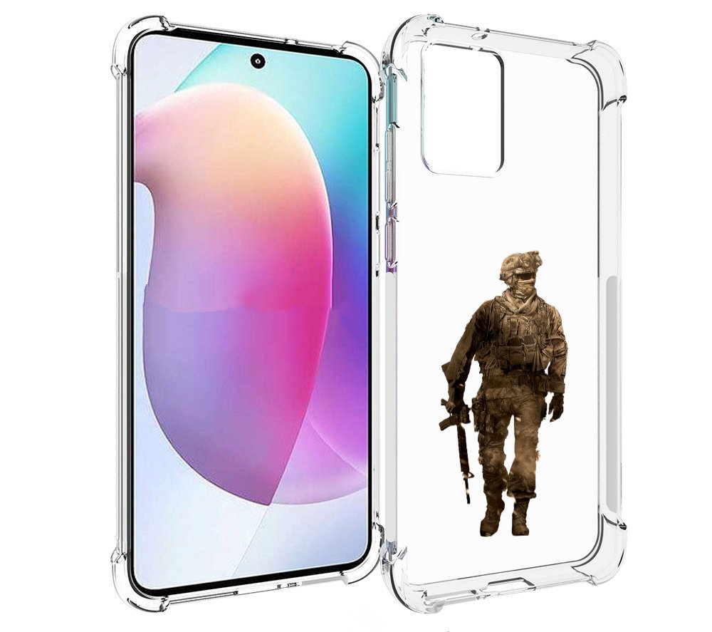 

Чехол MyPads call-of-duty мужской для Motorola Edge 30 Neo, Прозрачный, Tocco