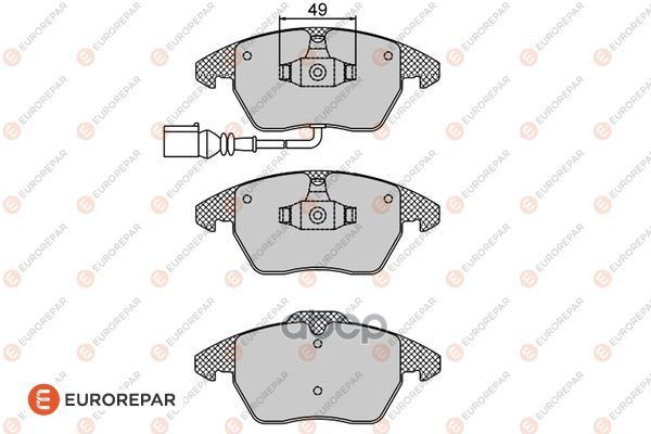 

Колодки Передние Ad Vw Seat Skoda Pa 03->06 Eurorepar 1617259080