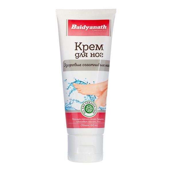 фото Крем для ног (foot cream) baidyanath бэйдинат 60мл