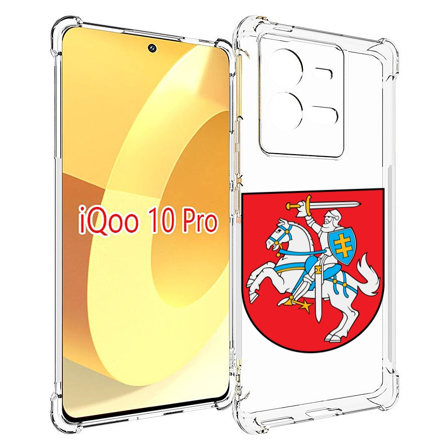 

Чехол MyPads герб-литва для Vivo iQOO 10 Pro, Прозрачный, Tocco