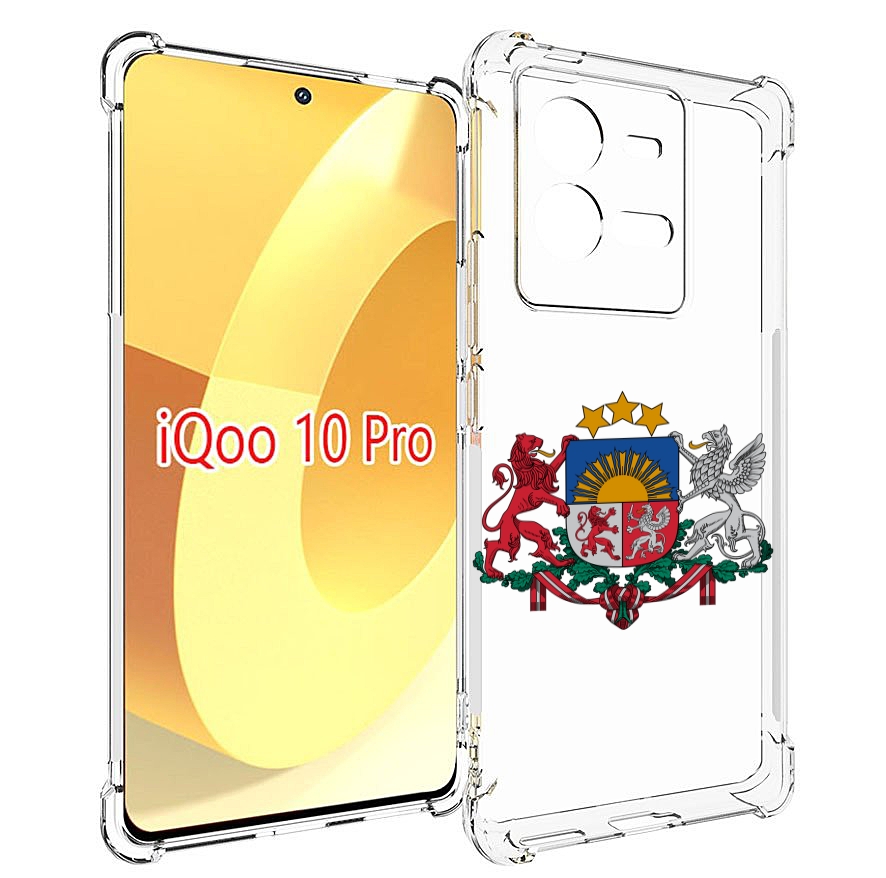 

Чехол MyPads герб-латвии для Vivo iQOO 10 Pro, Прозрачный, Tocco