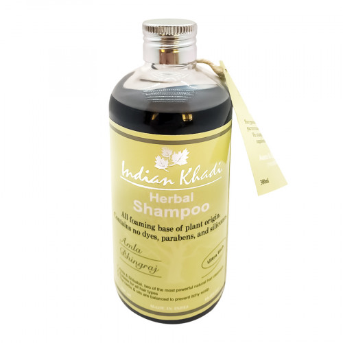 Восстанавливающий шампунь с амлой и белой эклиптой (shampoo) Indian Khadi 300 мл