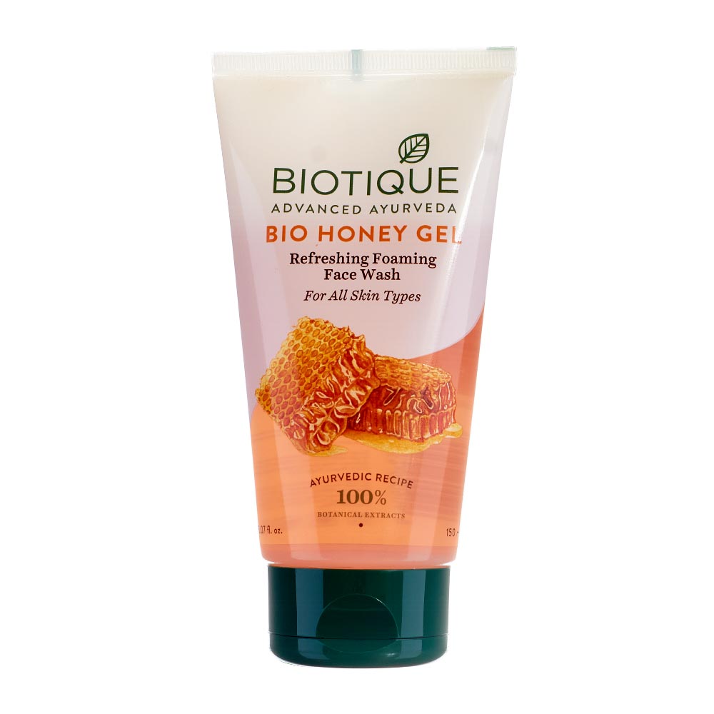 Купить Гель для умывания с мёдом (HONEY GEL REFRESHING FOAMING FACE WASH) Biotique, 150 мл
