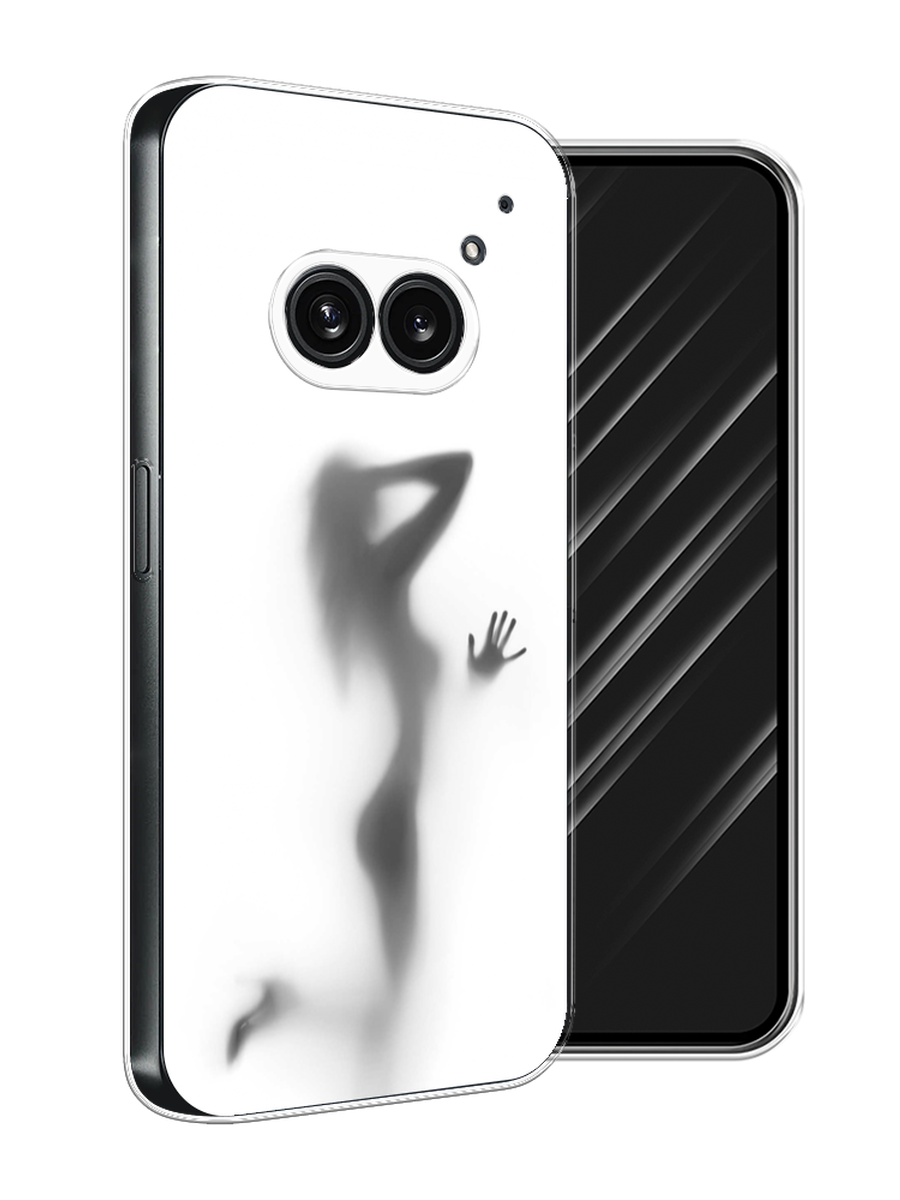 

Чехол Awog на Nothing Phone 2a "Стекло в душе", Белый;серый;черный, 3300350-1