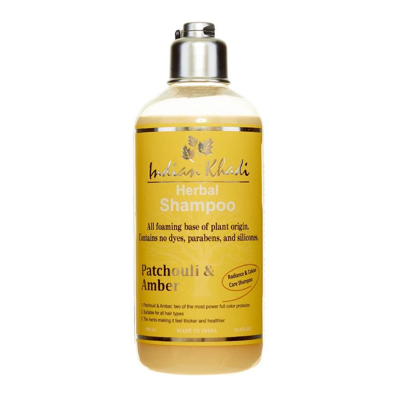 Купить Травяной шампунь для волос Пачули и Амбер (shampoo) Indian Khadi Индиан Кади 300мл