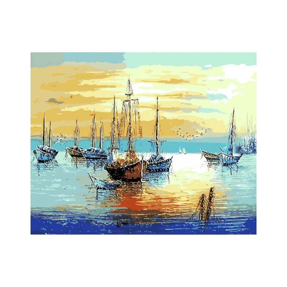 Картина по номерам красками, 40*50 см, GX2124 Тихая гавань