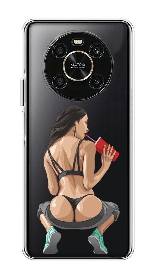

Чехол на Honor X9 4G "Сочные булочки", Бежевый;красный;черный, 6108150-6