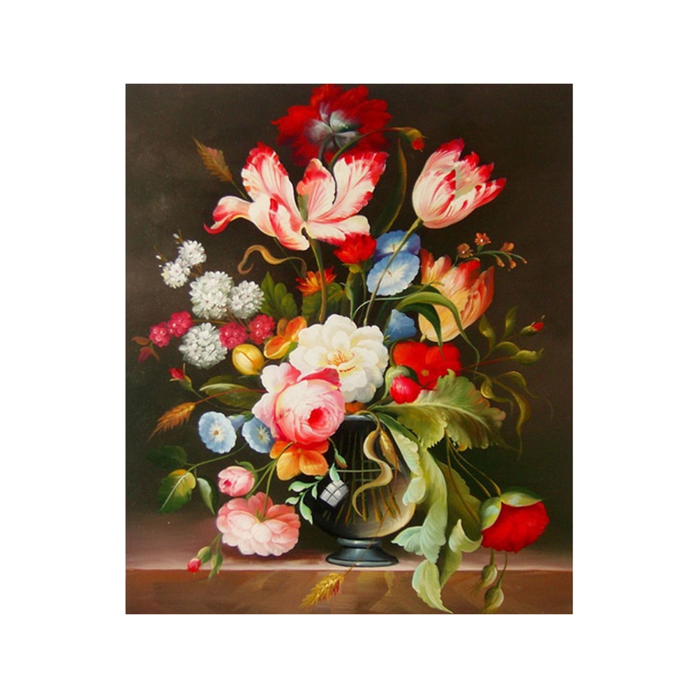 фото Картина по номерам красками, 40*50 см, q1501 цветочный бум дамское счастье