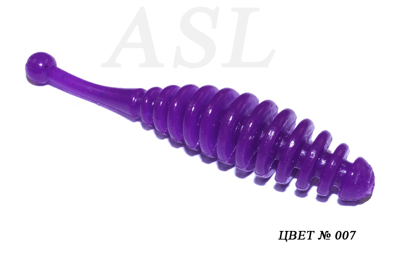 

Силиконовая приманка ASL Бу-Бу цв. 007 L-3,5см 12шт/уп, Бу-бу