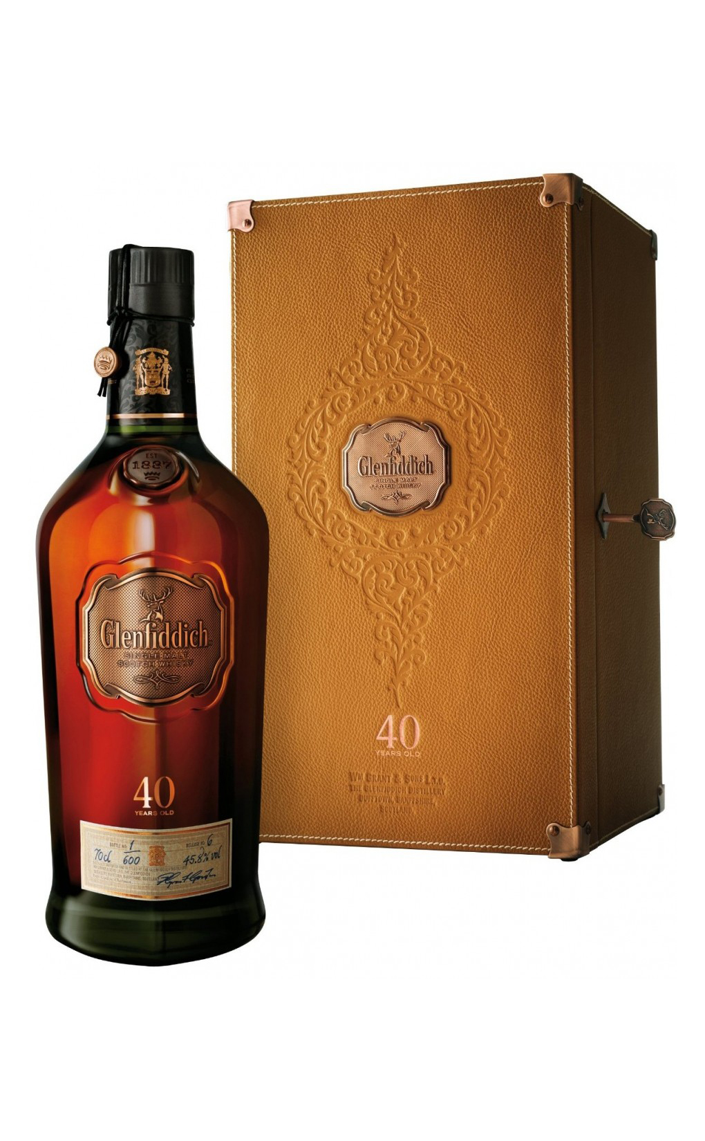 фото Виски glenfiddich malt scotch whisky 40 yo, 0.7 л