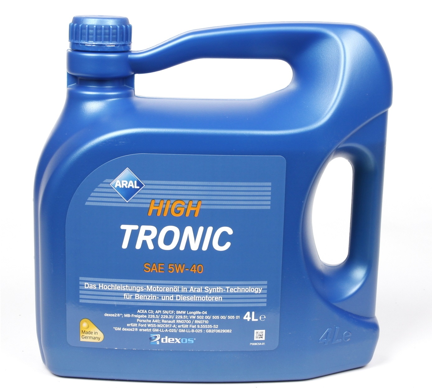 

Моторное масло ARAL High Tronic 5W40 4 л, High Tronic
