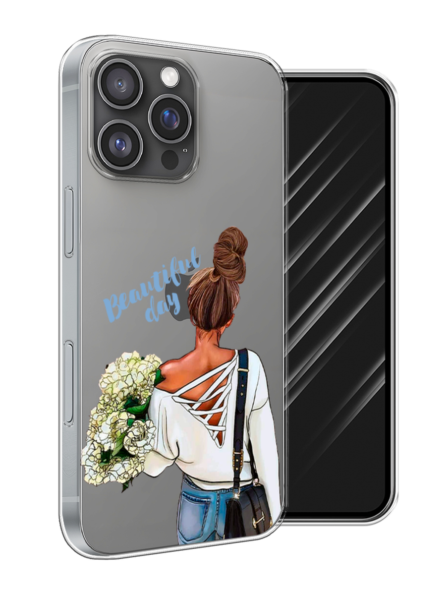 

Чехол Awog на Apple iPhone 16 Pro Max "Beautiful day vector", Коричневый;белый;зеленый, 16350-1