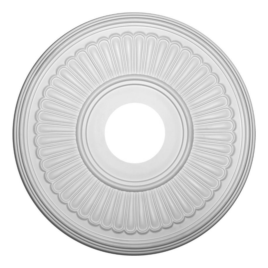 Розетка потолочная Европласт пенополиуретан белая 404 х 23 мм