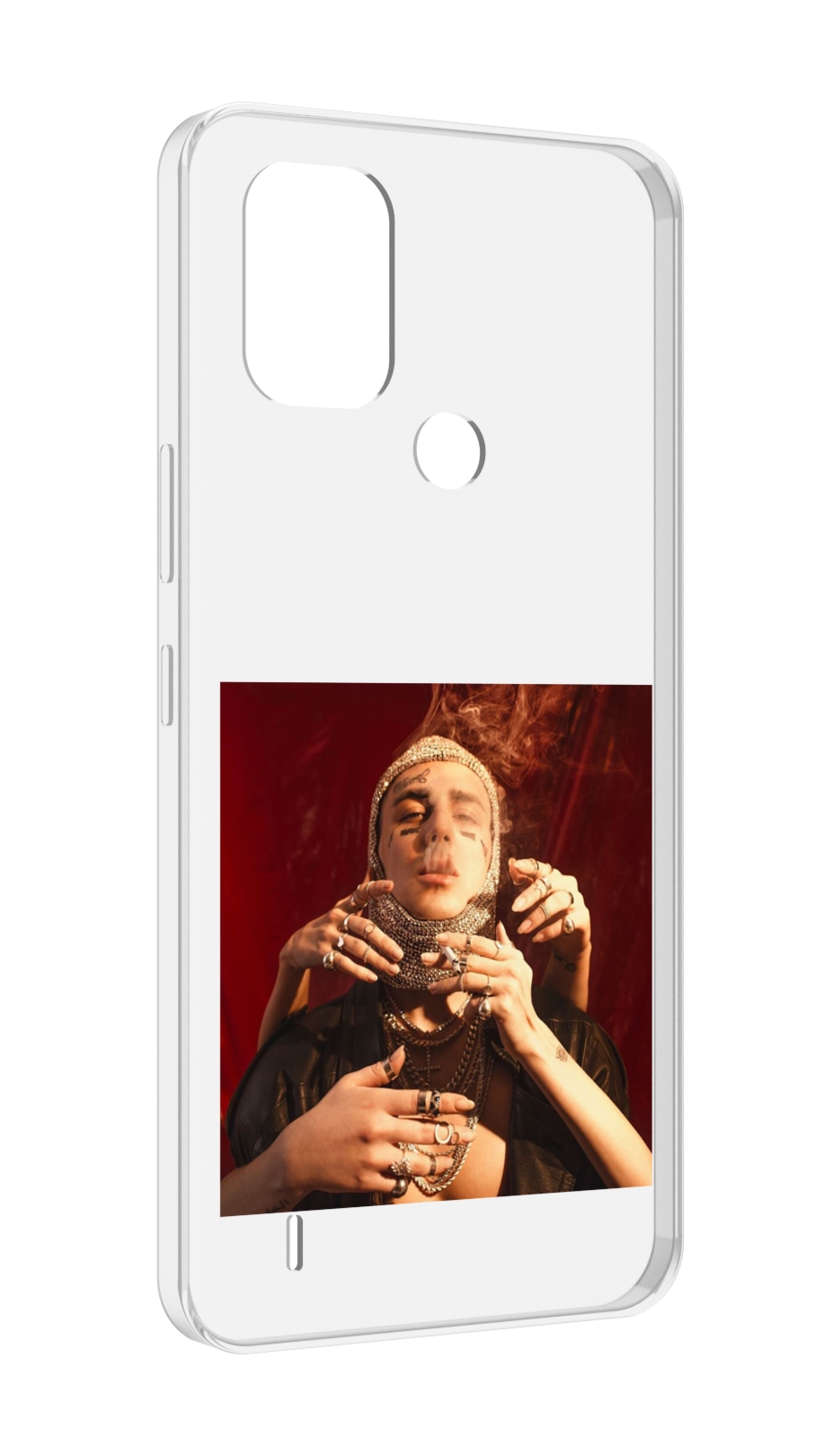 

Чехол MyPads Slime face для Nokia C31, Прозрачный, Tocco