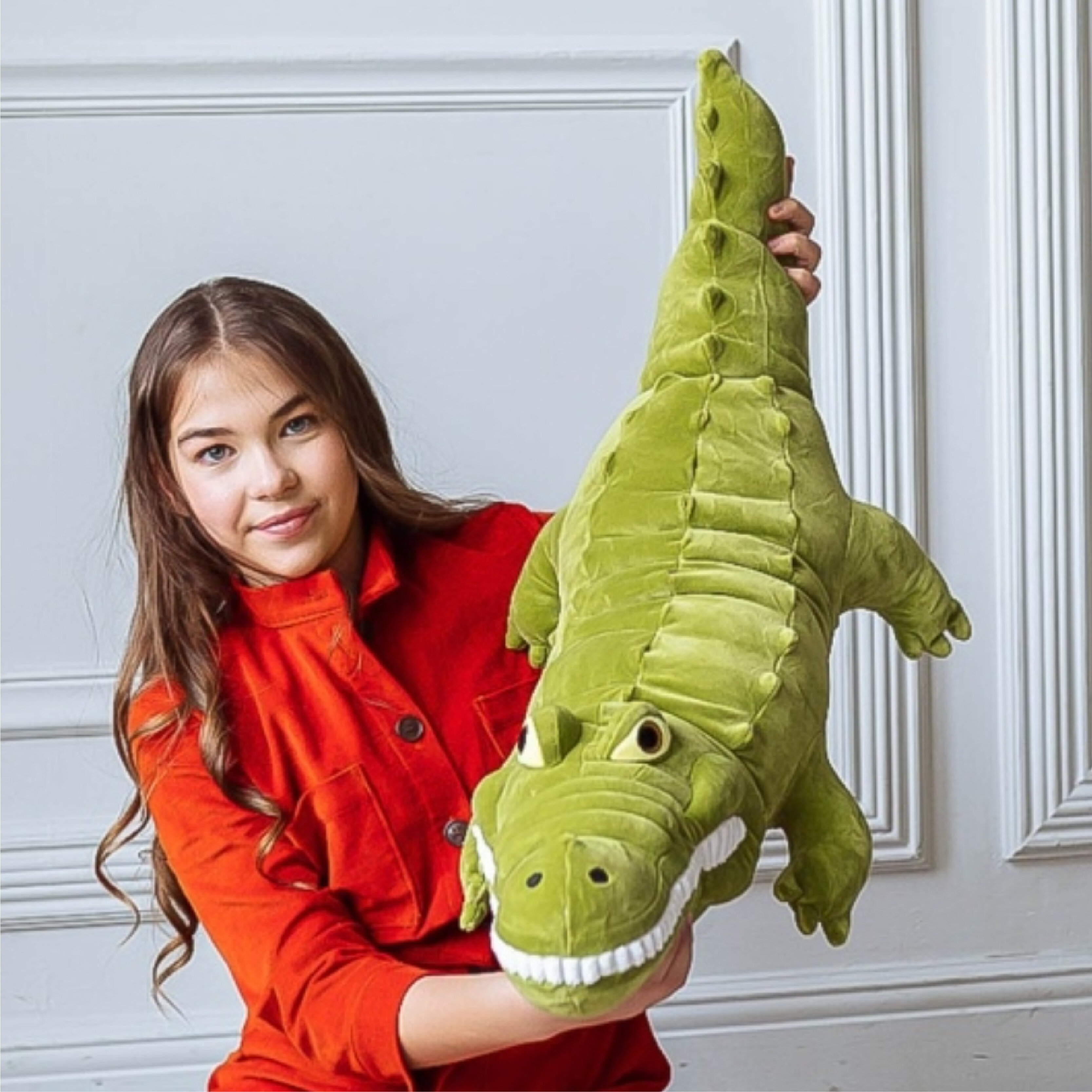 Мягкая игрушка Sun Toys Длинный Крокодил зеленый 120 см