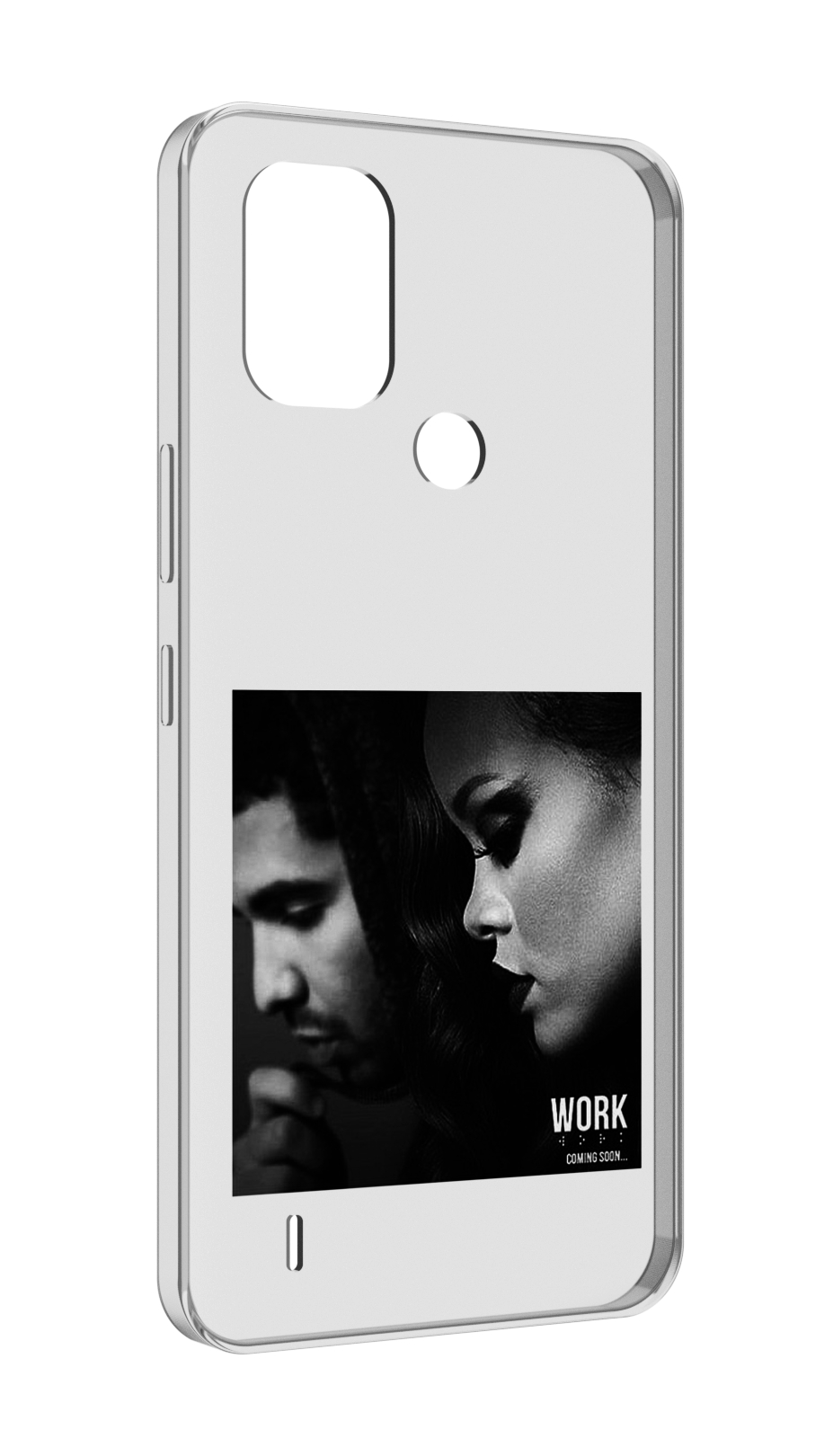 

Чехол MyPads Rihanna feat для Nokia C31, Прозрачный, Tocco