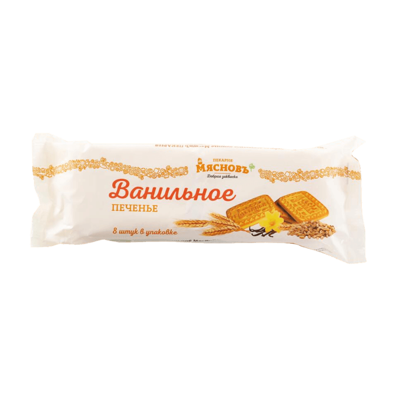 

Печенье МясновЪ ПЕКАРНЯ ванильное 176 г