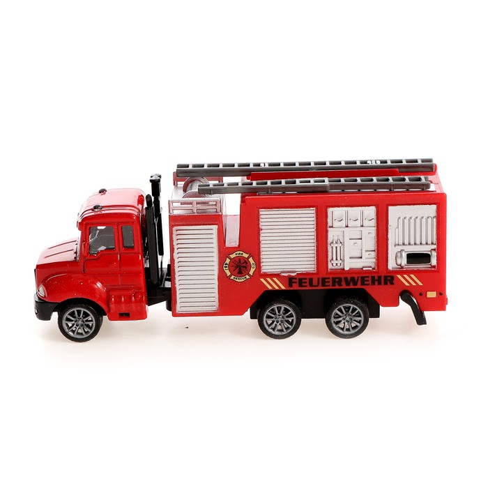 Машина металлическая «Пожарная служба», инерция, с элементами из пластика, МИКС