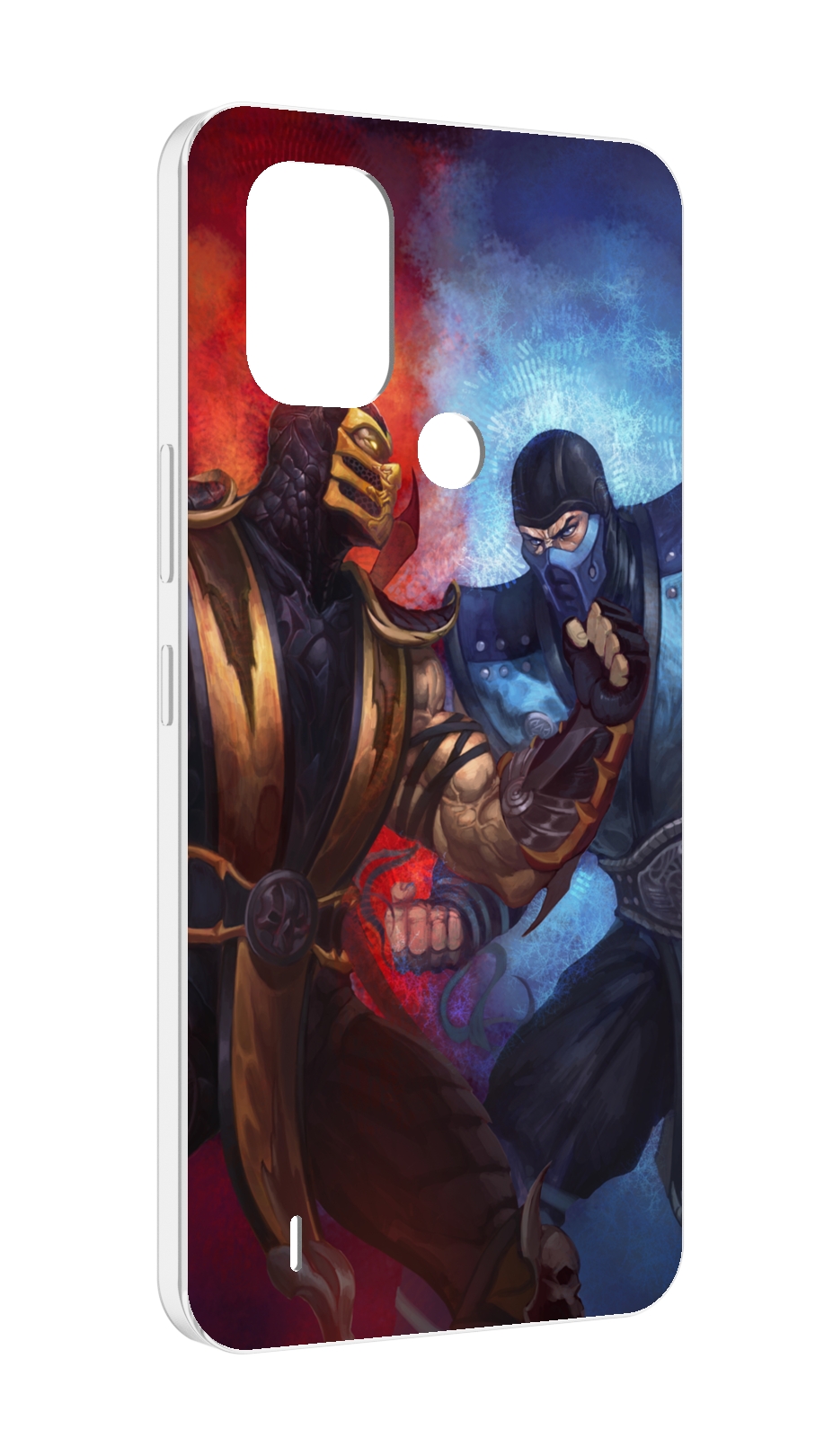 

Чехол MyPads Mortal Kombat art для Nokia C31, Прозрачный, Tocco