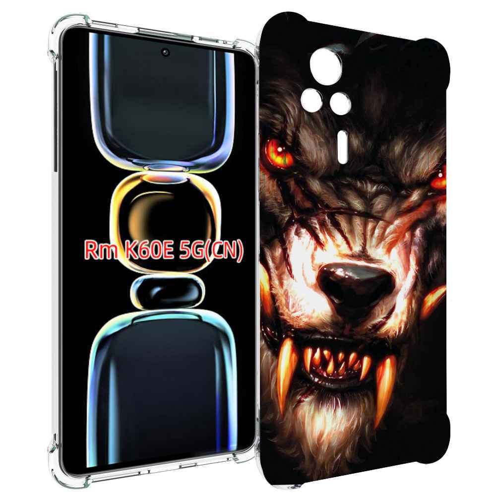 

Чехол MyPads злой голодный волк мужской для Xiaomi Redmi K60E, Tocco