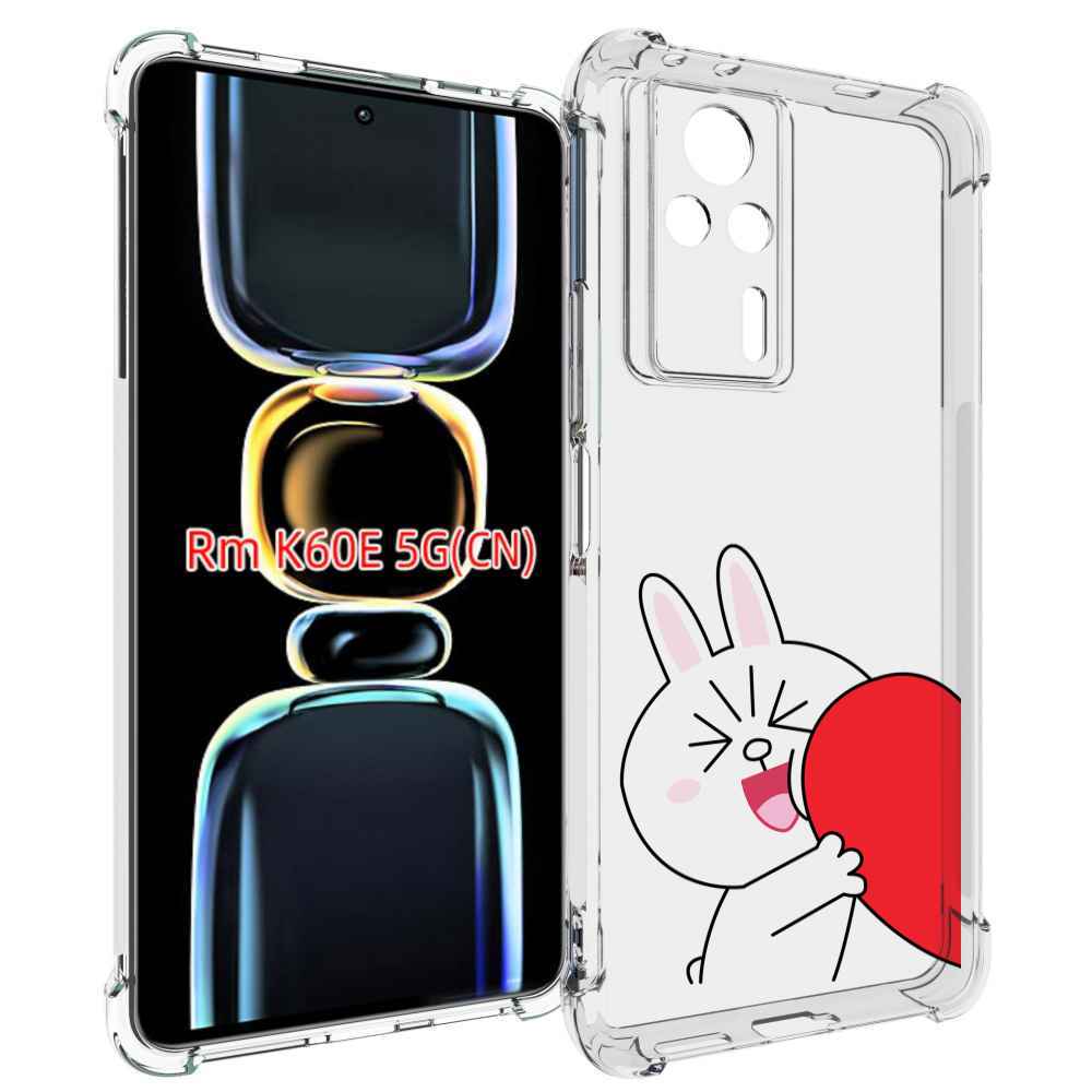 

Чехол MyPads зайчик-с-полуседрцем для Xiaomi Redmi K60E, Tocco