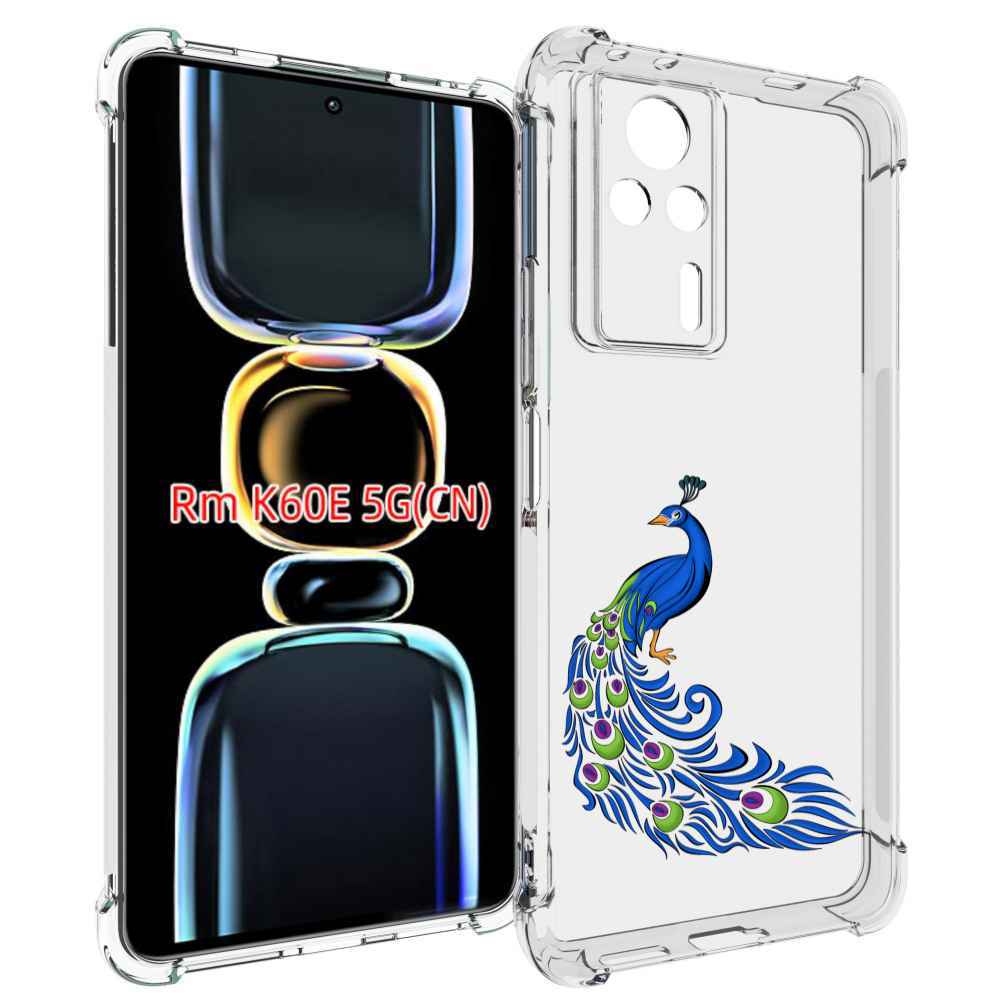 

Чехол MyPads жарптица-голубая для Xiaomi Redmi K60E, Tocco