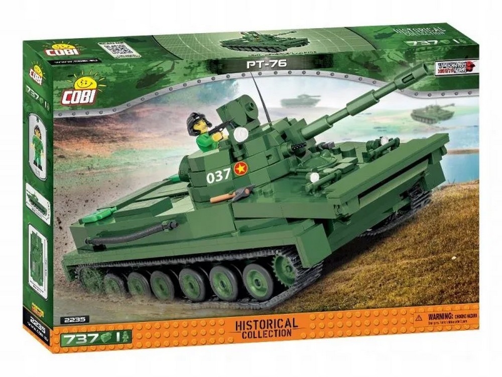 

Конструктор танк PT-76 - COBI-2235