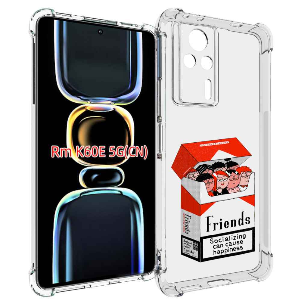 

Чехол MyPads друзья для Xiaomi Redmi K60E, Tocco
