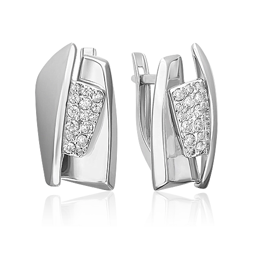 

Серьги из серебра с фианитом PLATINA jewelry 02-5074-00-401-0200, 02-5074-00-401-0200