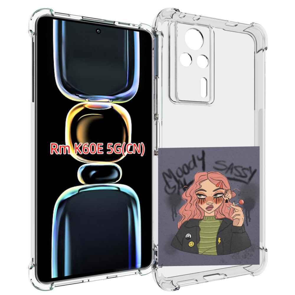 

Чехол MyPads дерзкое-настроение женский для Xiaomi Redmi K60E, Tocco