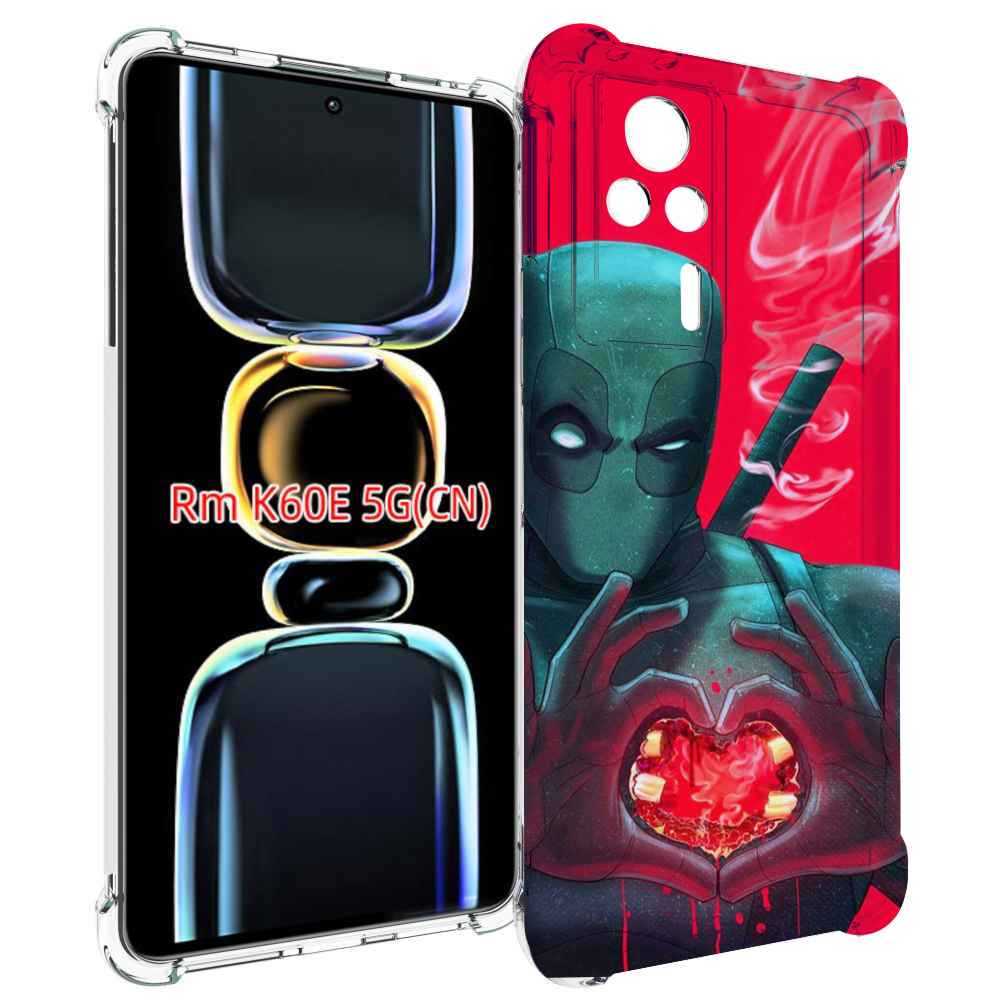 

Чехол MyPads дедпул-в-сердце для Xiaomi Redmi K60E, Tocco