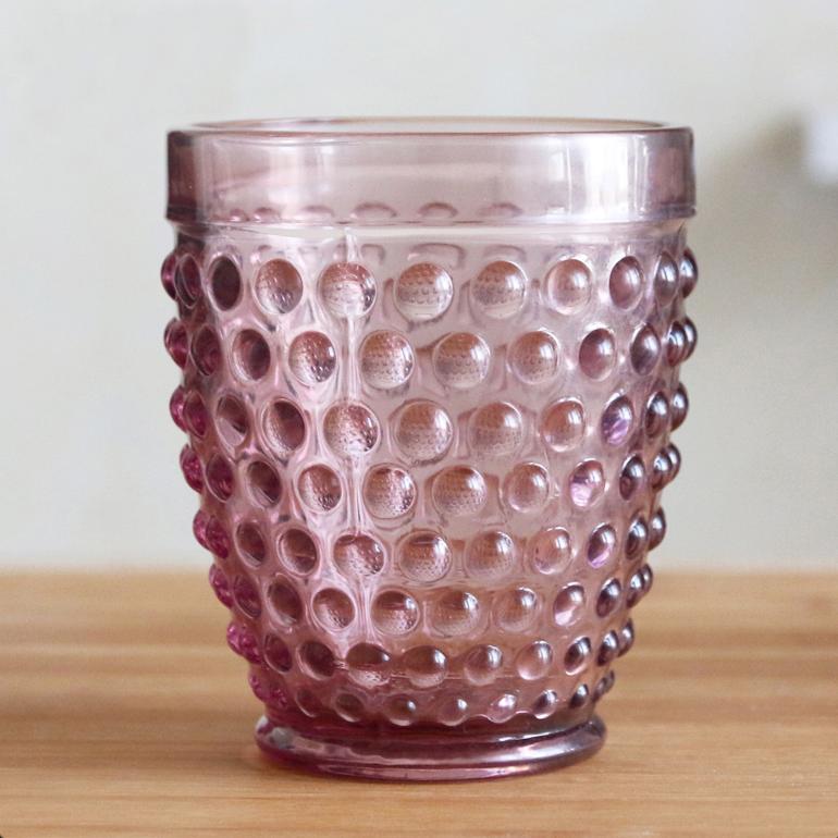 фото Стакан для воды berry 260мл h105мм, стекло, цвет розовый berry5pi maco