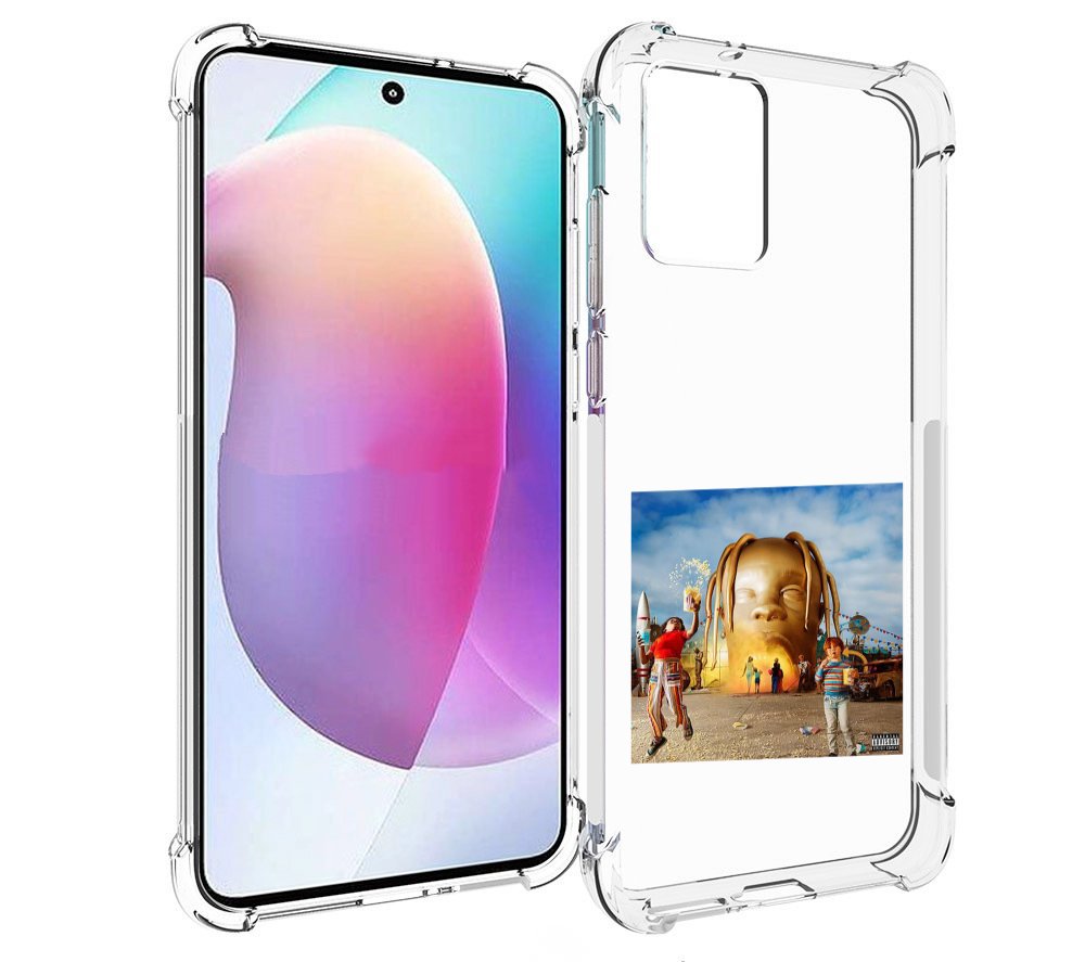 

Чехол MyPads Travis Scott - Astroworld для Motorola Edge 30 Neo, Прозрачный, Tocco