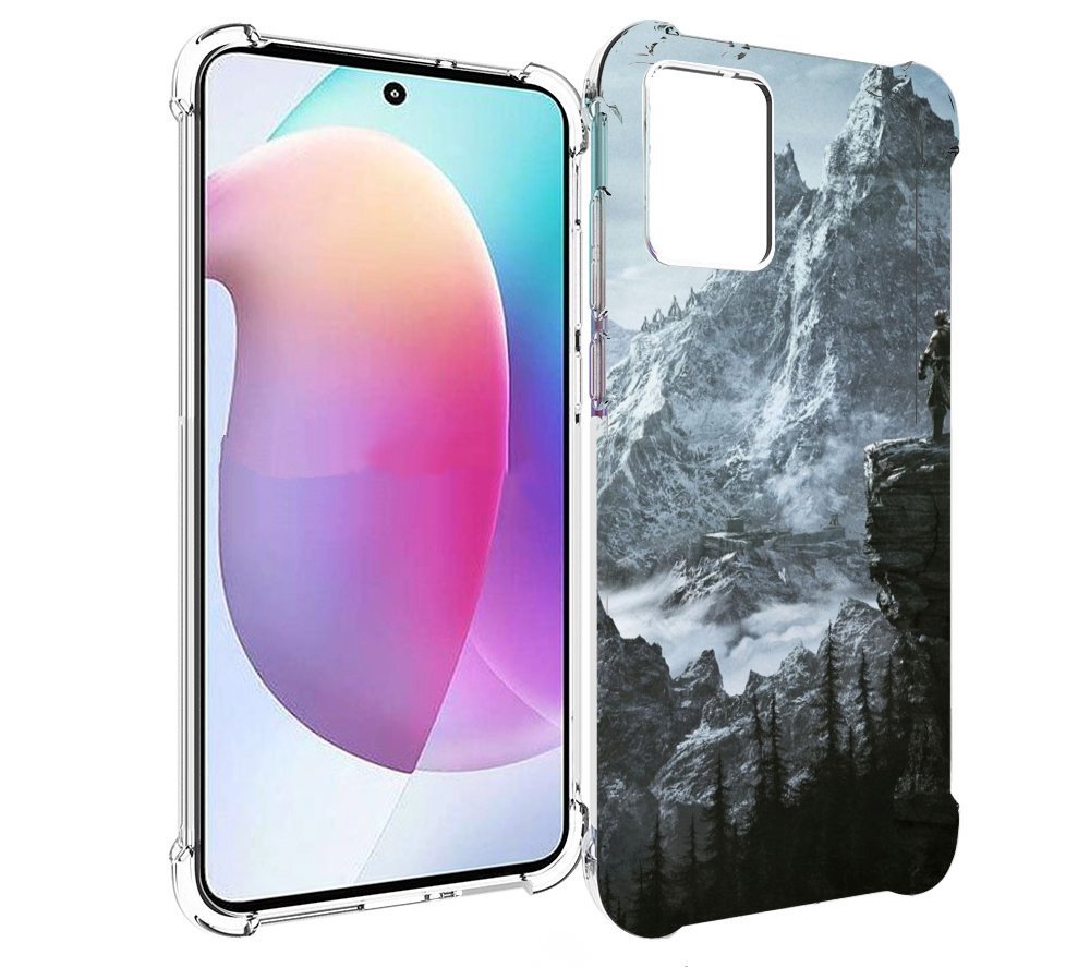 Чехол MyPads The Elder Scrolls V Skyrim для Motorola Edge 30 Neo