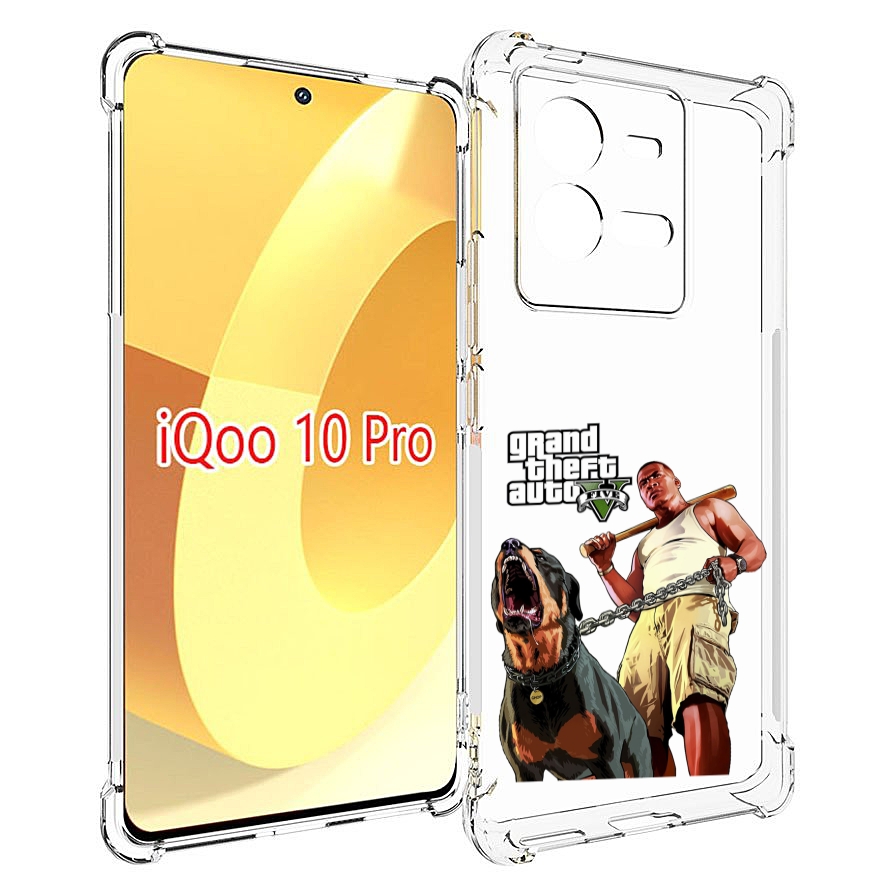 

Чехол MyPads GTA грозная собака для Vivo iQOO 10 Pro, Прозрачный, Tocco