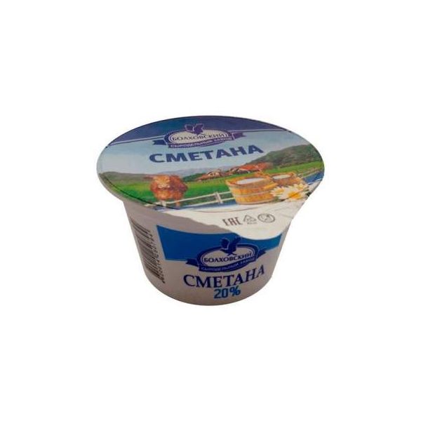 

Сметана Bobo Milk 20% БЗМЖ 180 г