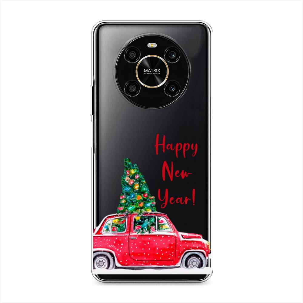 

Чехол на Honor X9 4G "Happy New Year", Красный;зеленый, 6108150-5
