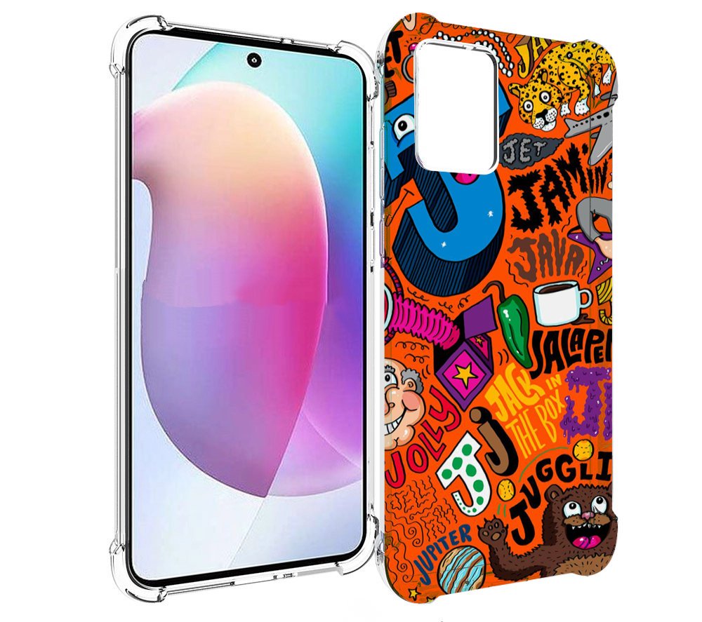 

Чехол MyPads funky-decor для Motorola Edge 30 Neo, Прозрачный, Tocco