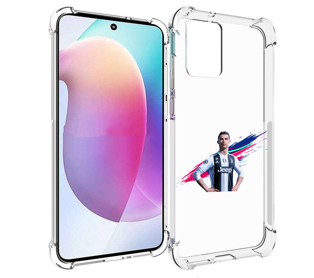 

Чехол MyPads fifa-Криштиану-Роналду мужской для Motorola Edge 30 Neo, Прозрачный, Tocco