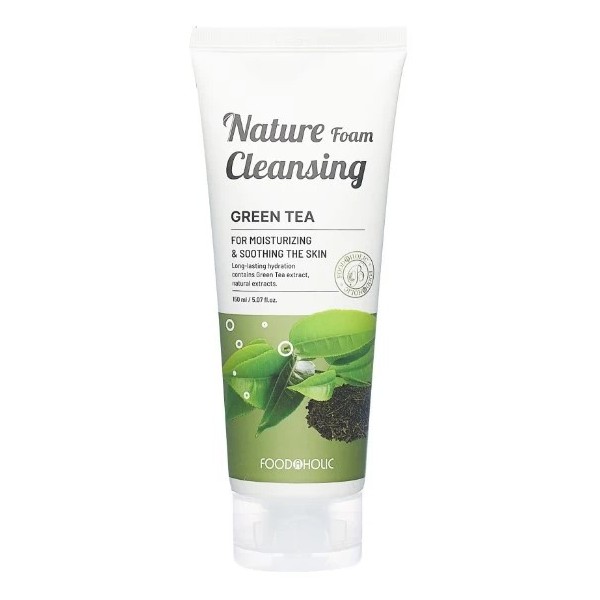 фото Пенка для лица fdh nature foodaholic nature foam cleansing green tea (150ml)