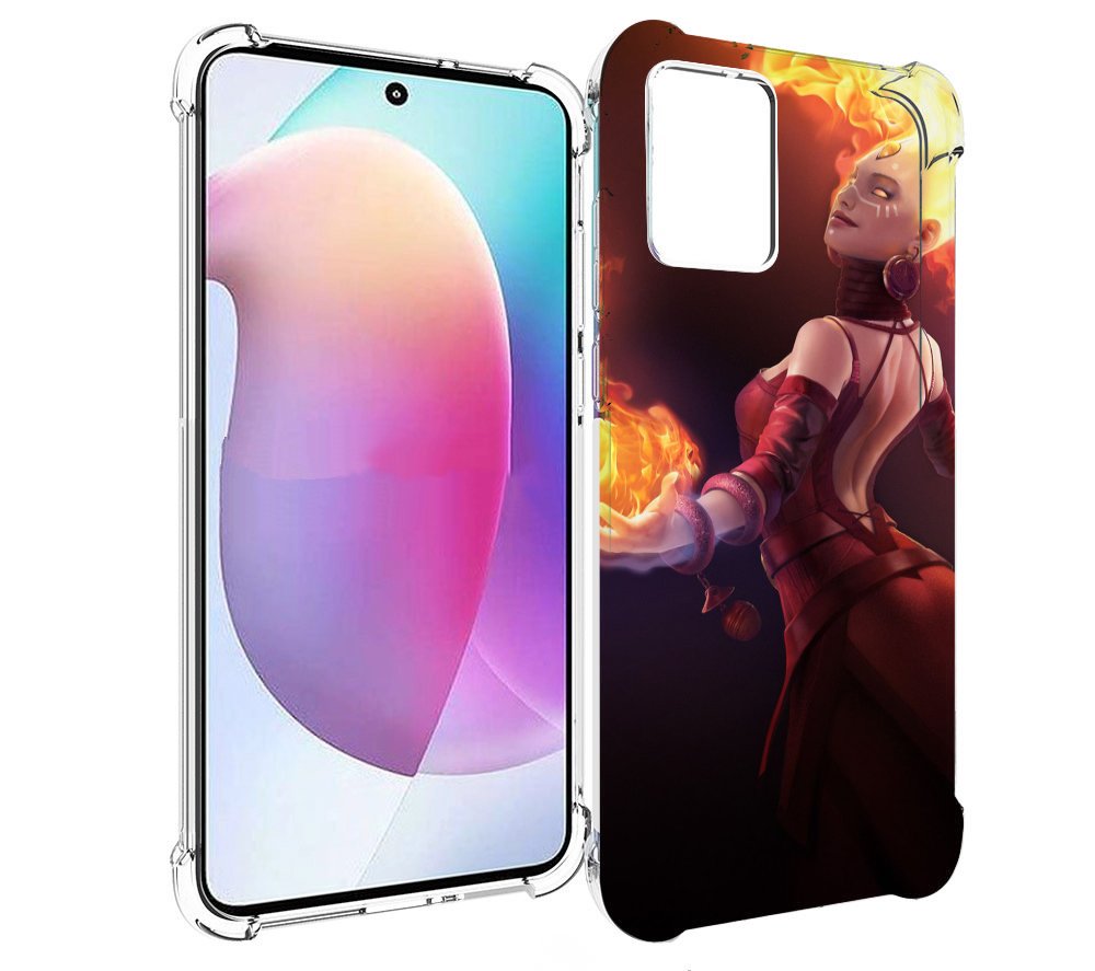 

Чехол MyPads dota 2 Lina для Motorola Edge 30 Neo, Прозрачный, Tocco